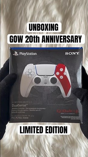 Unboxing GOD OF WAR 20th Anniversary DualSense ⚔️ | Limited Edition PS5 Controller #godofwar #ps5pro
