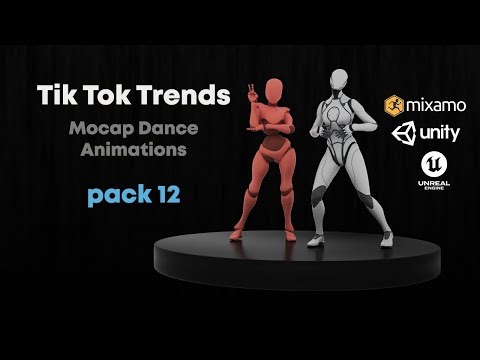 Mocap Dance Animation | Pack 12