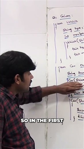 Java Constructor Error: Vehicle & Car Class Explained #shorts