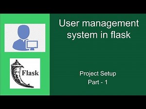 #1 Project setup in flask | User Management System | Flask Project