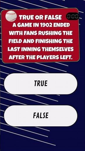 MLB True or False Challenge! Test Your Baseball Knowledge ⚾🔥