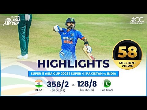 Super11 Asia Cup 2023 | Super 4 | Pakistan vs India | Full Match Highlights