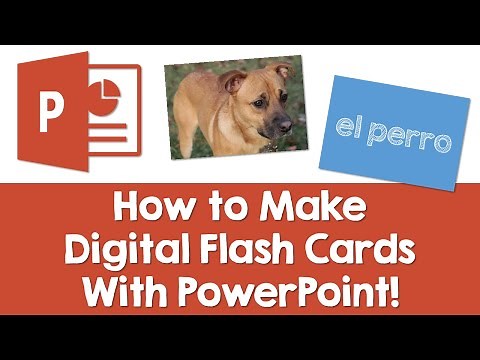 PowerPoint - Making Digital Flash Cards