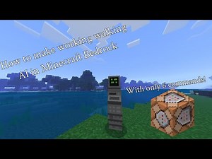 How To Make A Working Walking AI In Minecraft Bedrock Edition. Super Easy!