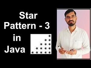 Star Pattern - 3 Program (Logic) in Java by Deepak