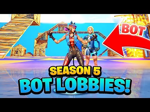 How To Get BOT LOBBIES in Fortnite Chapter 5! (*NEW* Bot Lobby Tutorial)