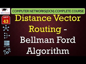 L43: Distance Vector Routing - Bellman Ford Algorithm | Computer Network Routing Protocols
