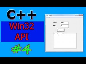 Windows GUI Programming with C/C++ ( Win32 API ) | Part -4 | Button Control and Demo Application