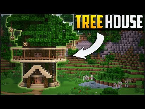 Minecraft: How To Build A Tree House Tutorial (EASY!)