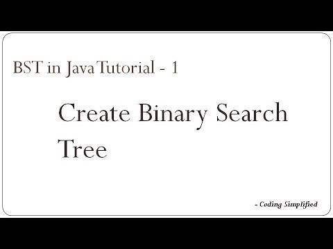 Binary Search Tree in Java - 1 : Create Binary Search Tree