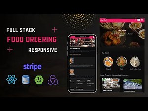 Build a Modern Full Stack Food Ordering Website | spring boot, react, tailwind, stripe payment