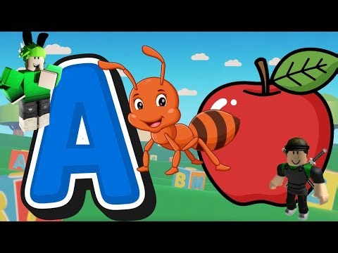 A for Apple - The Roblox way/Roblox/ABC for kids/Phonics song/Nursery Rhymes/ABC ‪@Bubblekids-w7g‬