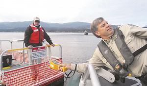 Sequim Bay hosts exercise to detect nuclear radiation [ * Photo Gallery * ] | Peninsula Daily News