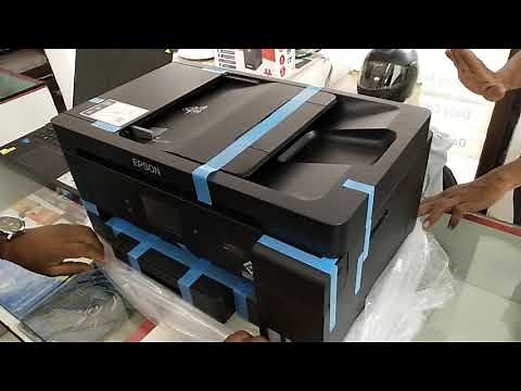 Epson l14150 unboxing and installation windows 10