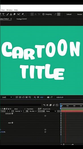 "How to Create a Bounce Text Animation in After Effects"