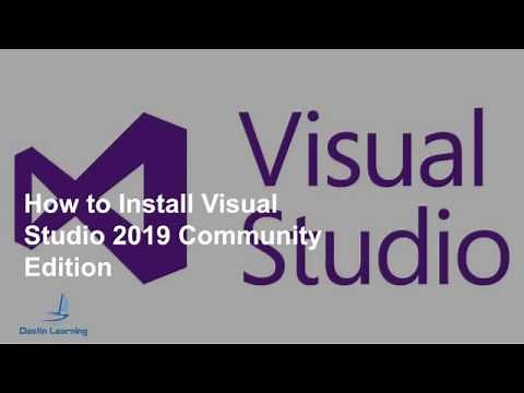 How to Install Visual Studio Community Edition 2019
