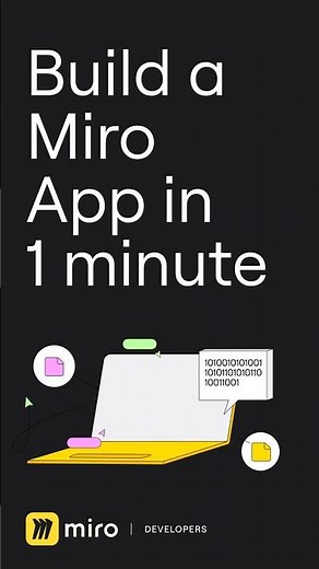 How to Build a Miro app in 1 minute