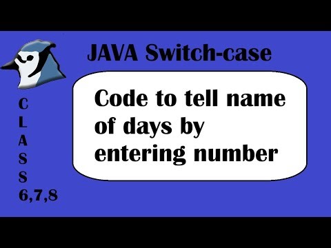 Switch Case in Java | Simple School-Level Program Using BlueJ