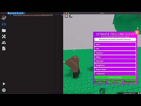 ROBLOX FE Ultimate Trolling GUI/UTG (Pastebin) Exploit 2022 (WORKING)