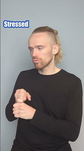 How to sign Depressed, Stressed, Vulnerable and Anxious in BSL