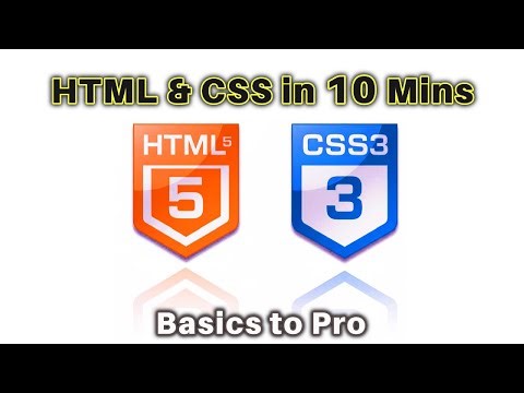 HTML & CSS Full Crash Course (Zero to Hero in 600 SECONDS) | Web Development Tutorial 2025 #html