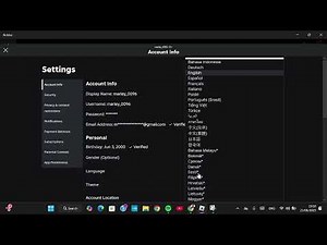 🌍 Change Language in Roblox Easily | Step-by-Step Language Settings Guide