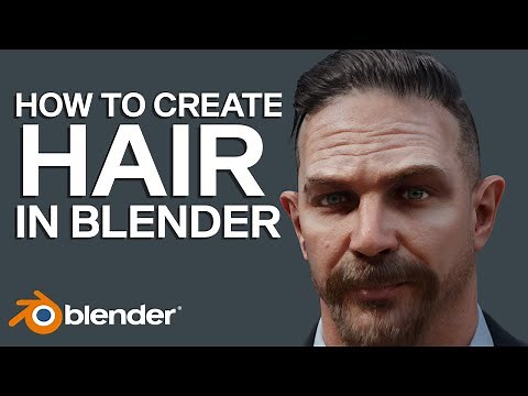 Blender tutorial - How to Create Hair