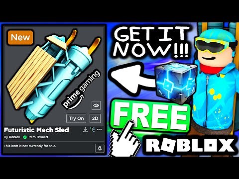 FREE ACCESSORY! HOW TO GET Futuristic Mech Sled! (ROBLOX PRIME GAMING)