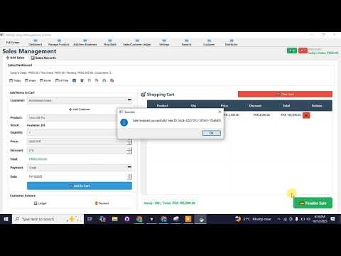 Desktop Mobile Shop | Complete POS & Accounting System with Dashboard & Reports
