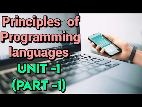 principles of programming languages | Lesson-1 | Programming concepts |Programming language