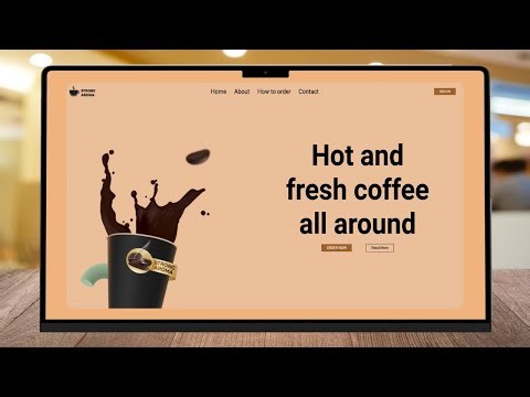 Create a Stunning Coffee Shop Website | Responsive HTML, CSS, JavaScript Tutorial 2025