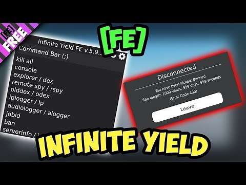 Infinite Yield FE Admin Script [PASTEBIN]
