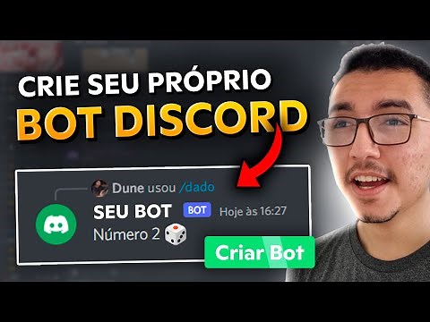 Como CRIAR um BOT no DISCORD SEM BAIXAR NADA e COLOCAR ONLINE em 10 MINUTOS
