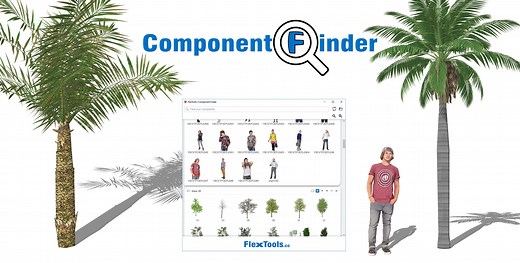 FlexTools Component Finder - Free SketchUp 3D Models Browser