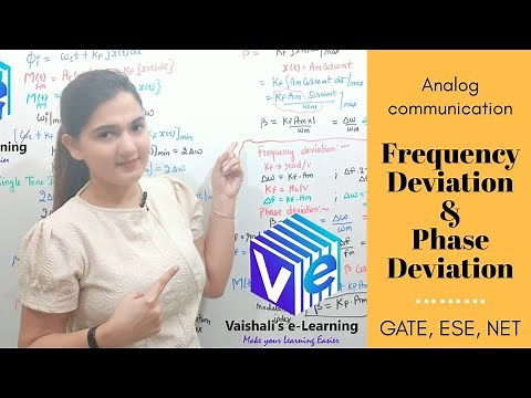 L 42 | Frequency & Phase Deviation | Frequency Modulation | FM | Angle Modulation | Analog Comm |