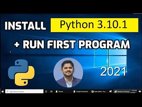 How to install Python 3.10.1 on Windows 10