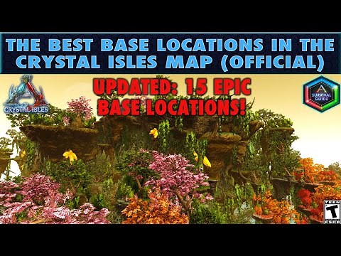 The 15 Best Base Locations in The Crystal Isles Map (OFFICIAL RELEASE Version)