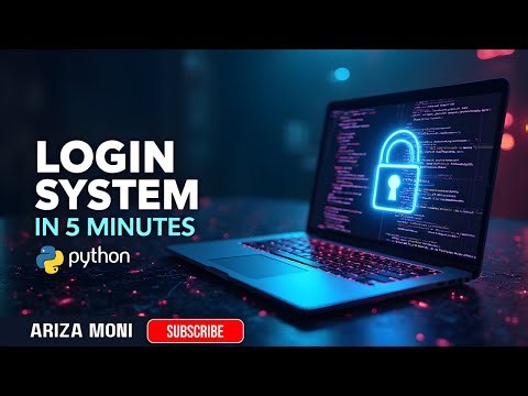 How to create Login App in Python || Ariza Moni