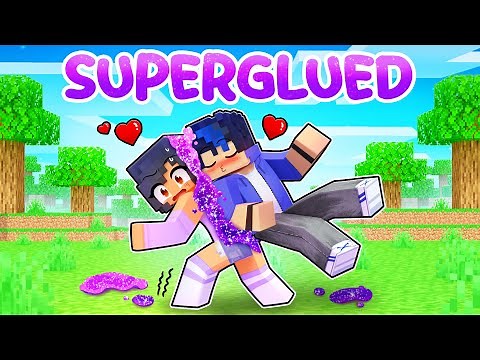 Minecraft But We're SUPERGLUED Together!