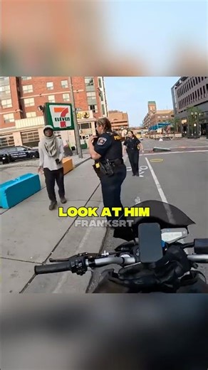 Guy Hits Biker in Front of the Police (RavenR1_)