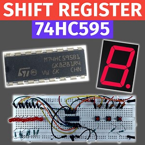 74HC595 Shift Register Tutorial | Arduino 7segment