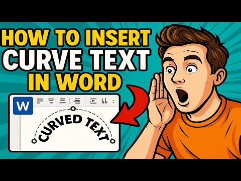 How To Insert Curve Text In Word | Curve Text in Microsoft Word