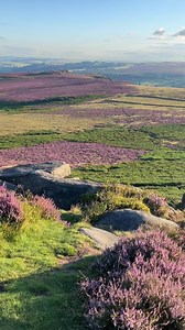 17K views · 2.1K reactions | The Peak District heather tonight on the moors above the Hope Valley.  | Let's Go Peak District | Facebook