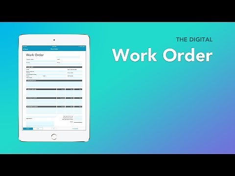 Spotlight Form: The Work Order
