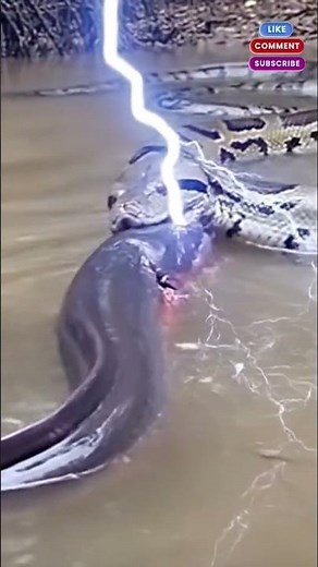 Giant Python Attacks Electric Eel and Pays the Price! ⚡🐍🔥 | PrimorisWild