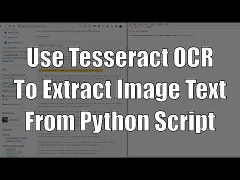 How to use Tesseract OCR in a Python script (pytesseract)