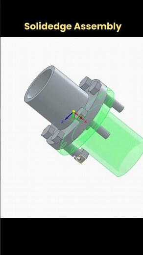 How to Create an Assembly in Solid Edge #solidedge #shorts
