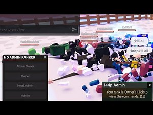 [2024] ROBLOX Use HD Admin Ranker FE script In games [PASTEBIN]