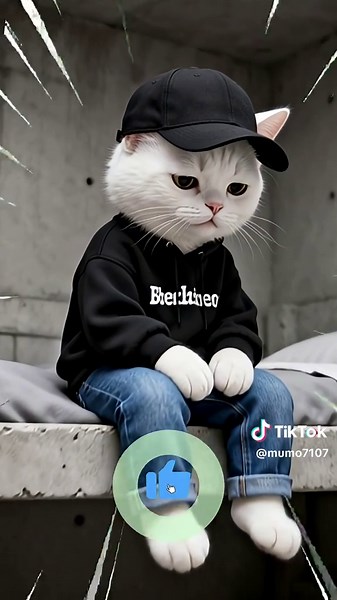 ‏القط مياو ابوه جابله سرير مصنوع من الفشار 😱❤️#aicat | ai cat