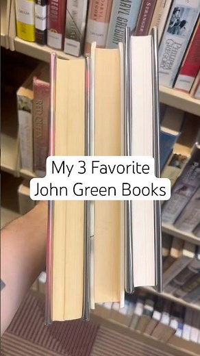 My 3 favorite John Green Books! #johngreen